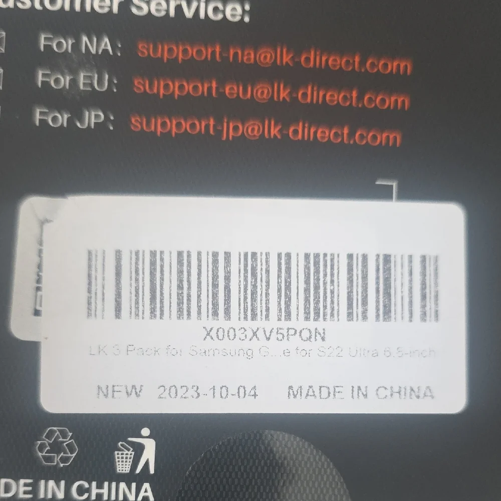 LK Screen Protector for Samsung Galaxy S22 Ultra